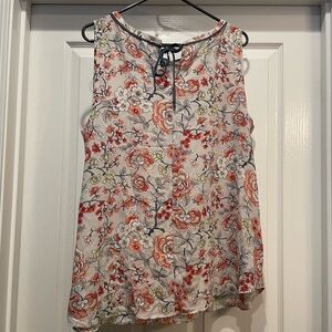 Loft shell tank blouse. XL great condition.